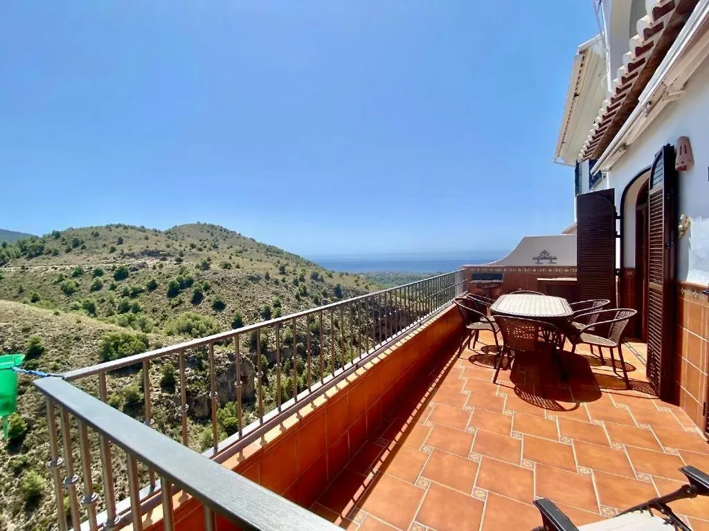 Casa Con Increibles Vistas A Las Montanas Y Al Mar Frigiliana İspanya